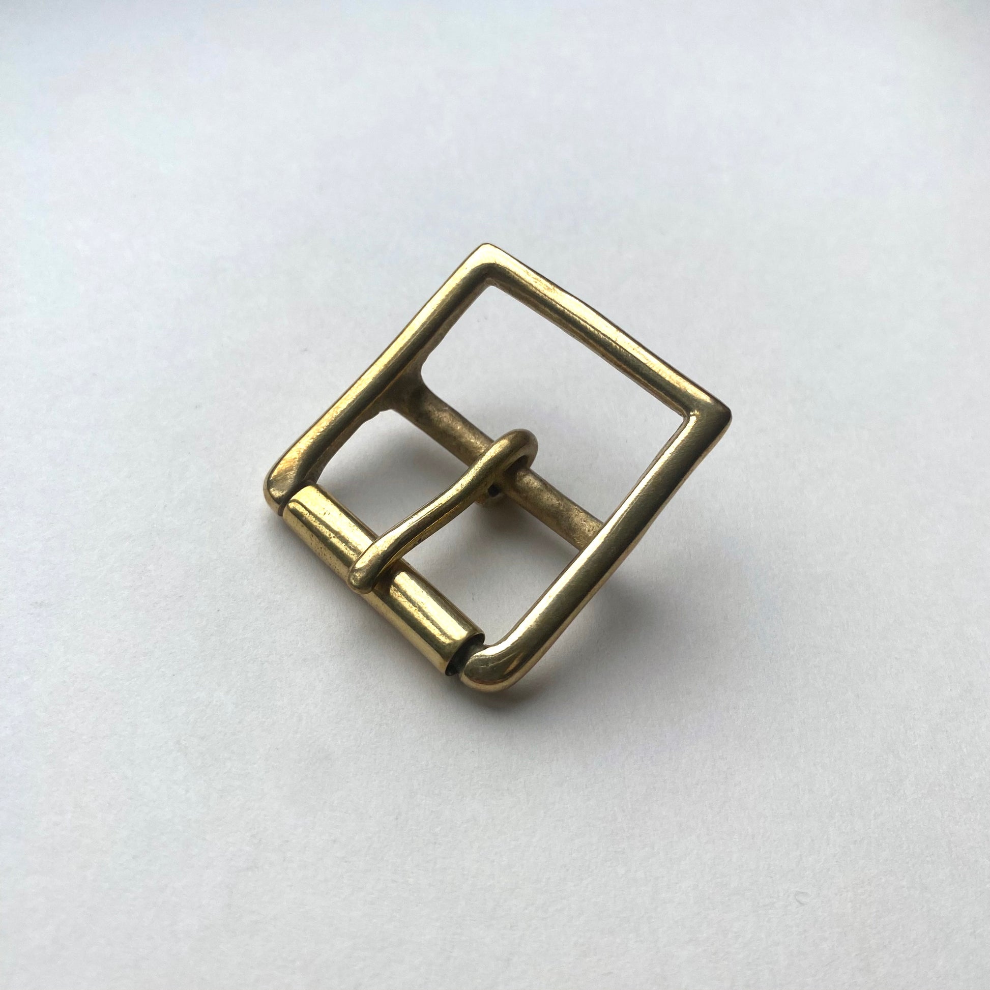1 2 5 inch brass roller buckle uk 32 mm British Leather Supplies