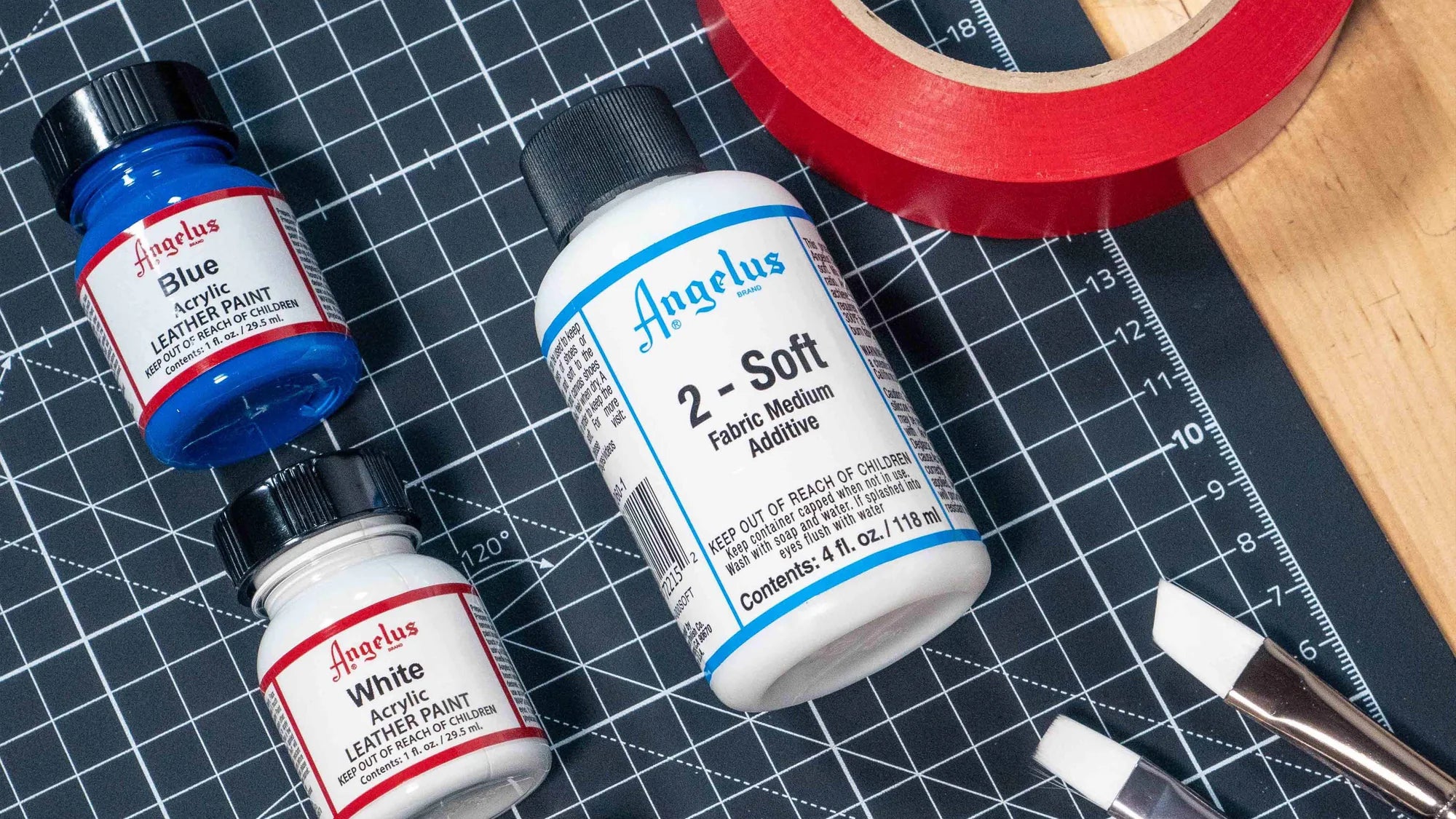 Angelus Micro Detail Paint Brushes 5 Piece Set