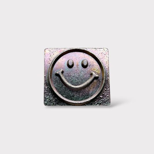 Leather Embossing Stamp Happy Face