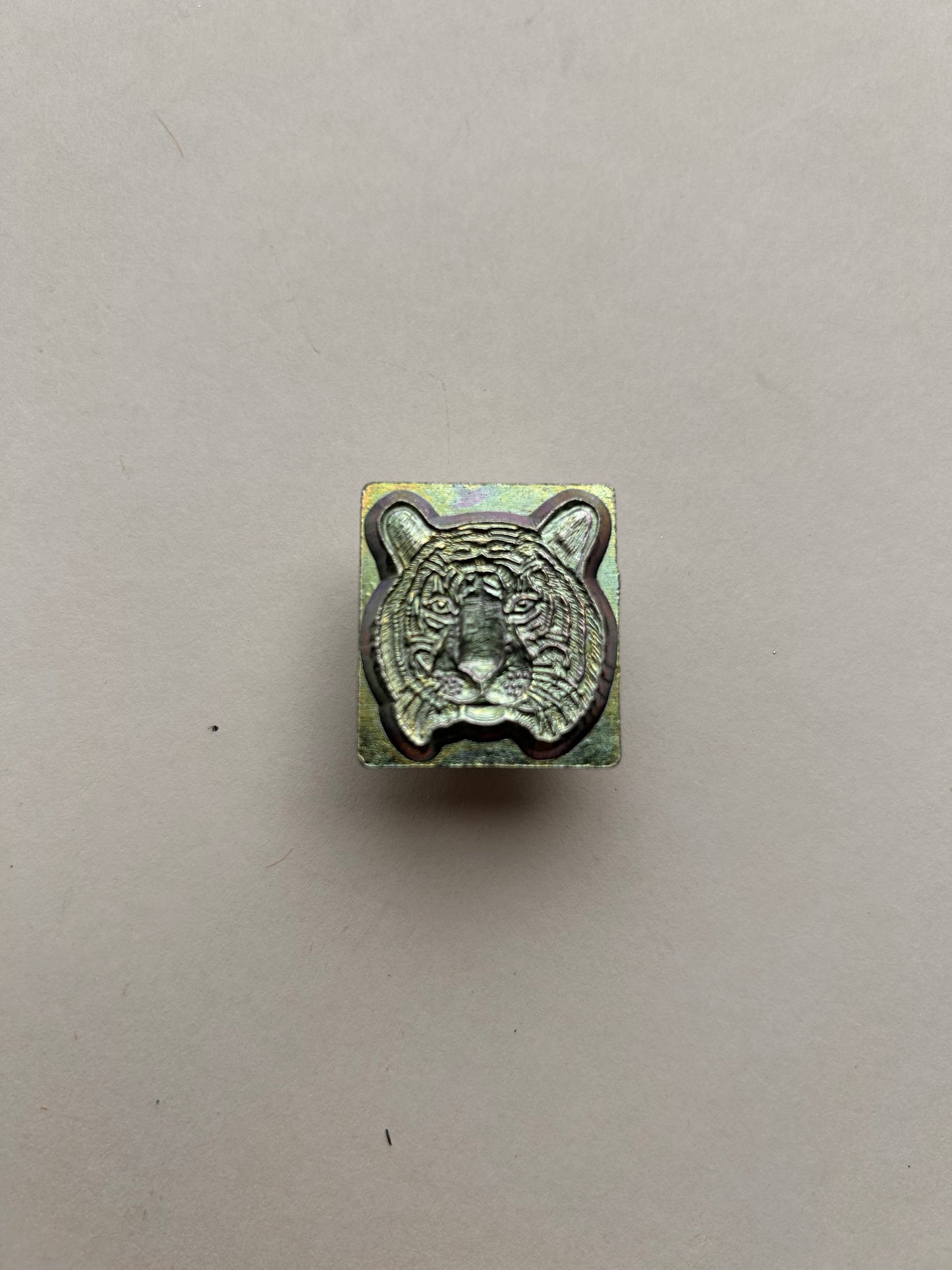 Leather Embossing Stamp Tiger Head
