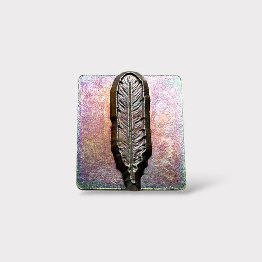 Leather Embossing Feather Stamp