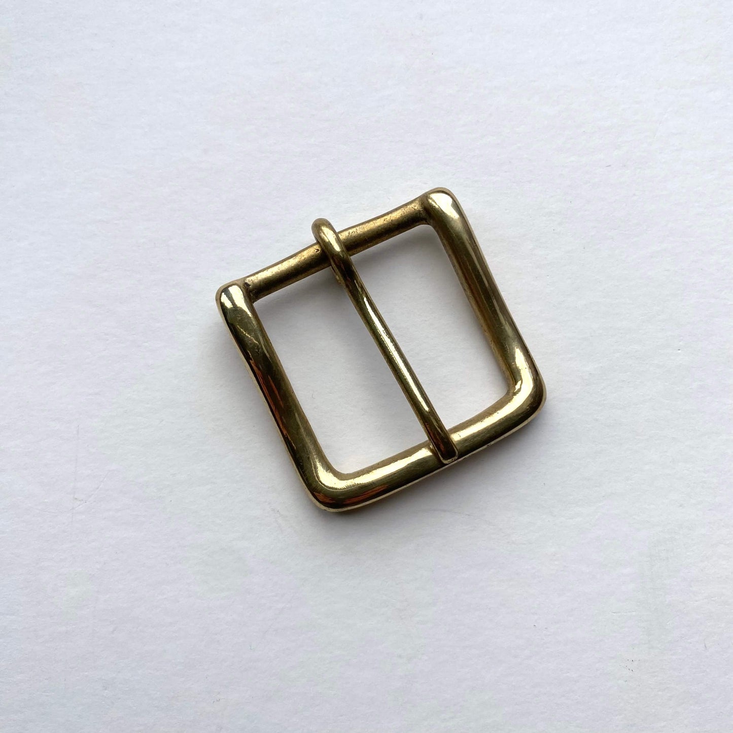 Brass West End Buckle Large British Leather Supplies 1.5 inch