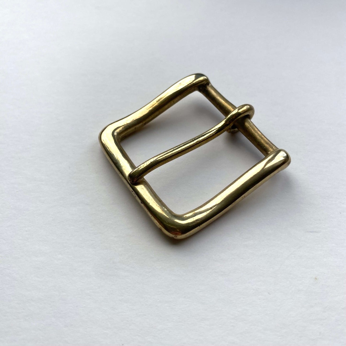 Brass West End Buckle Large British Leather Supplies 1.5 inch
