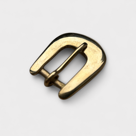 Solid Brass Belt Buckle 0.75 inch (20 mm) - Frame and Pin Style 10