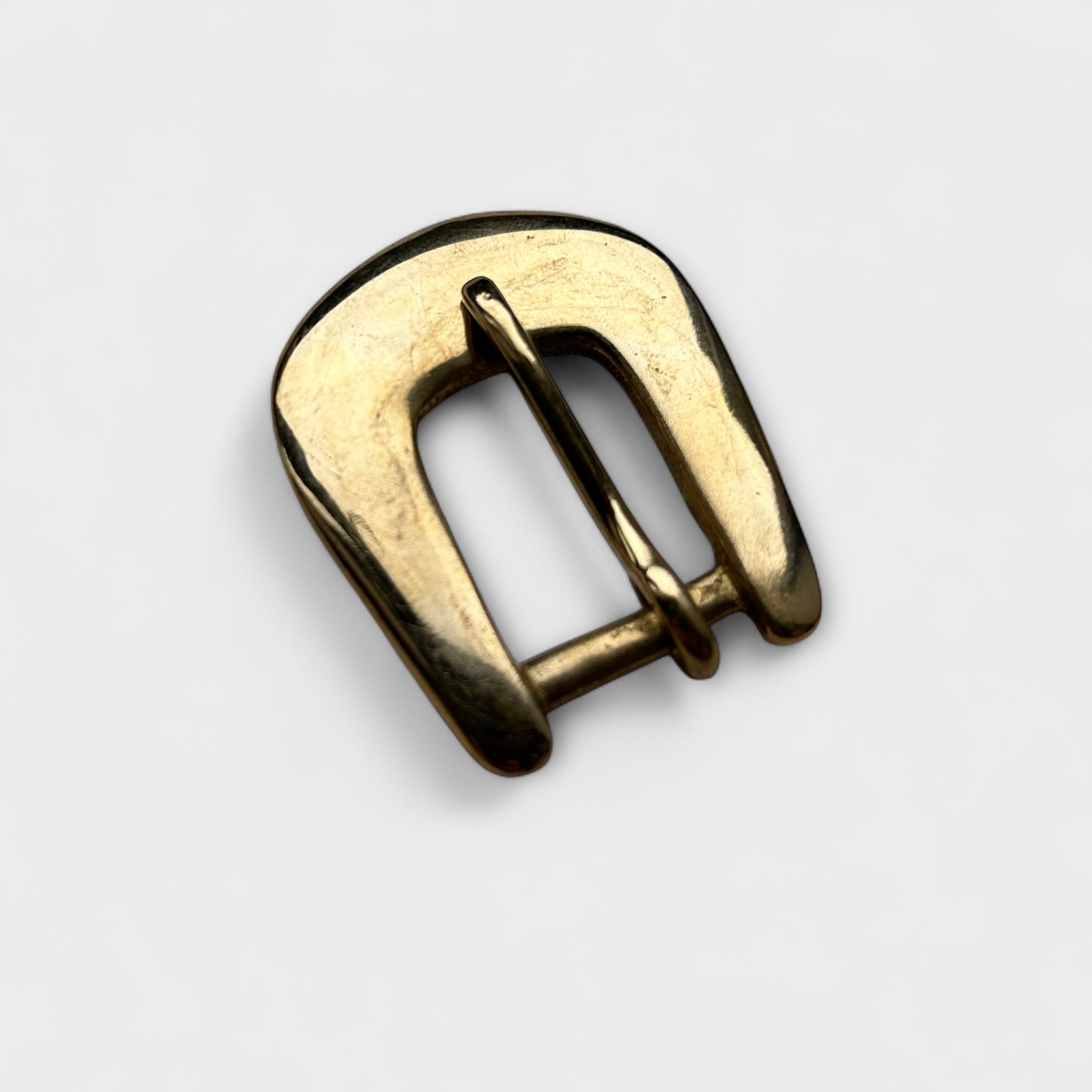 Solid Brass Belt Buckle 0.75 inch (20 mm) - Frame and Pin Style 10