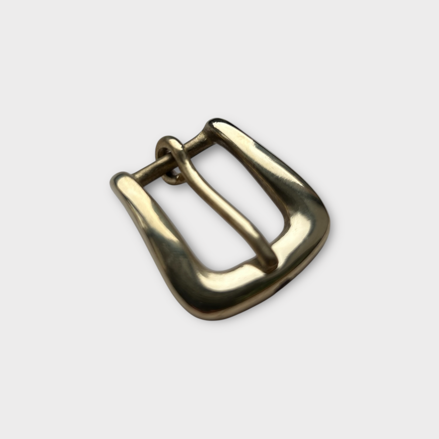 Solid Brass Belt Buckle 1 inch (25 mm) - Frame and Pin Style 8