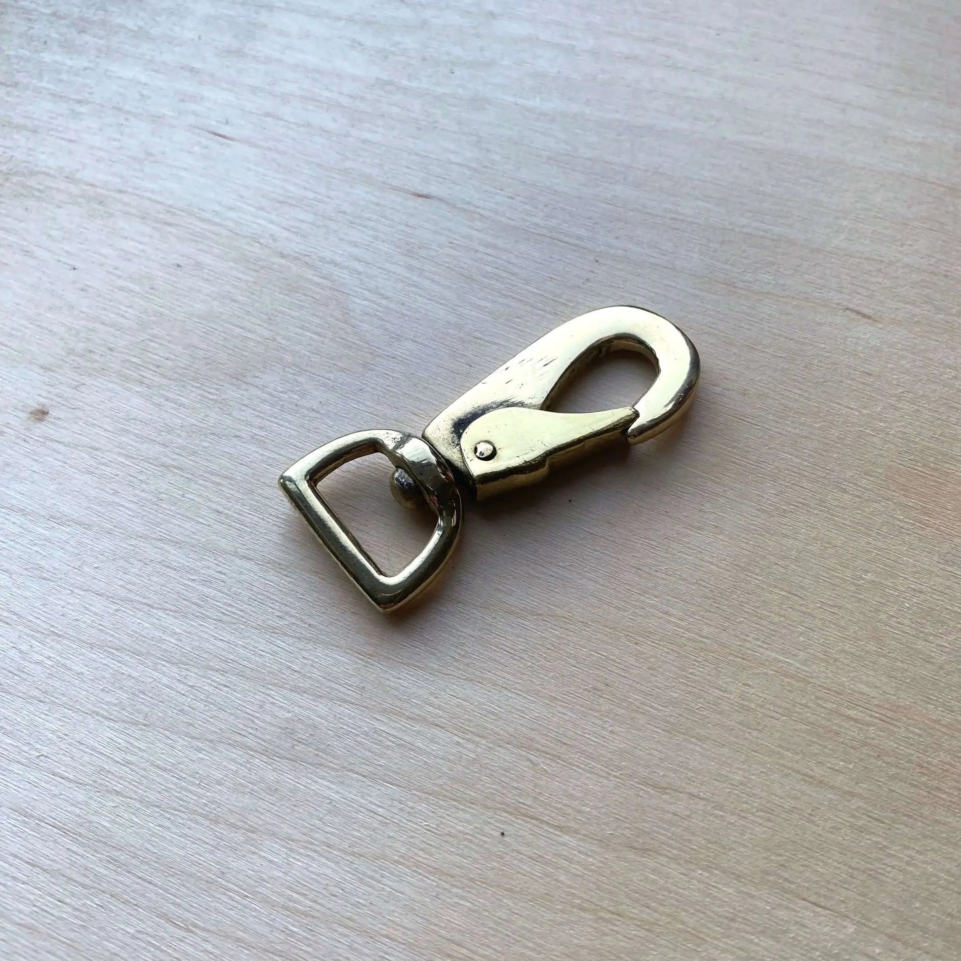 Flat Solid Brass Trigger Hook - British Leather Supplies