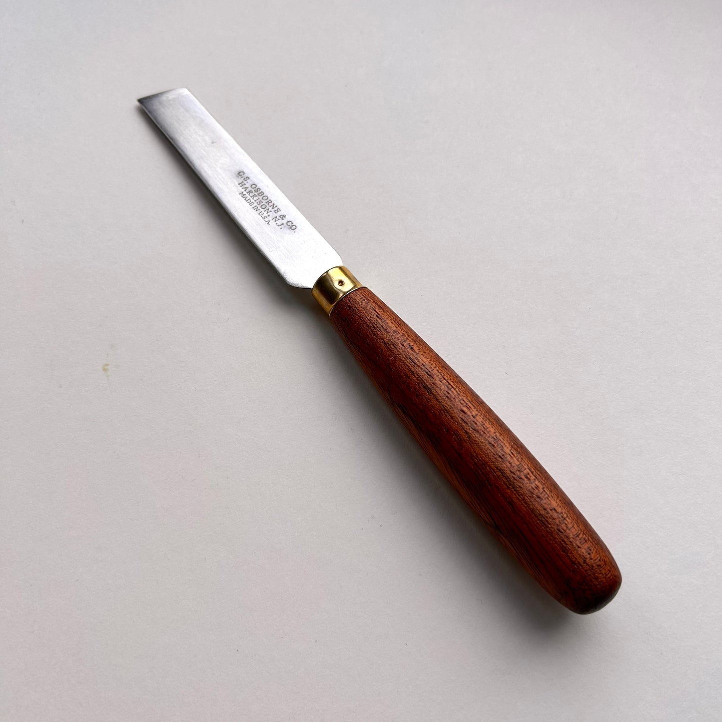 CS Osborne Square Point Leather Knife No. 76