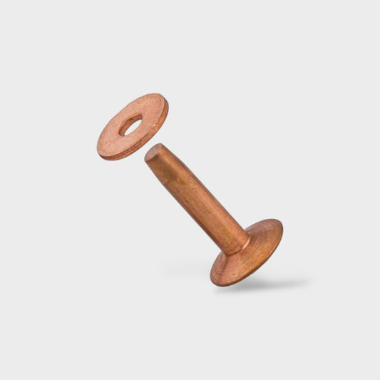 Copper Rivets and Burrs - Heavy Weight