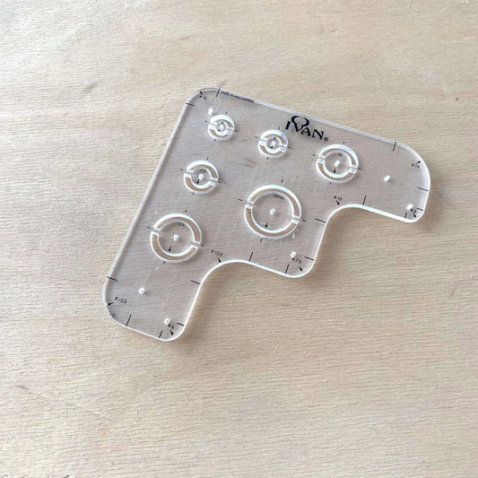 Leather Corner Radius Template (Acrylic) - British Leather Supplies