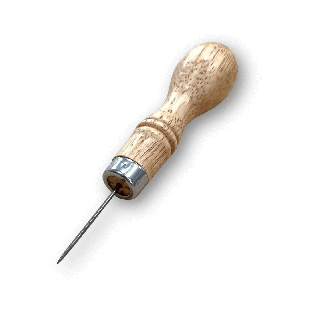 Diamond Leather Stitching Awl - Large Handle British Leather Supplies