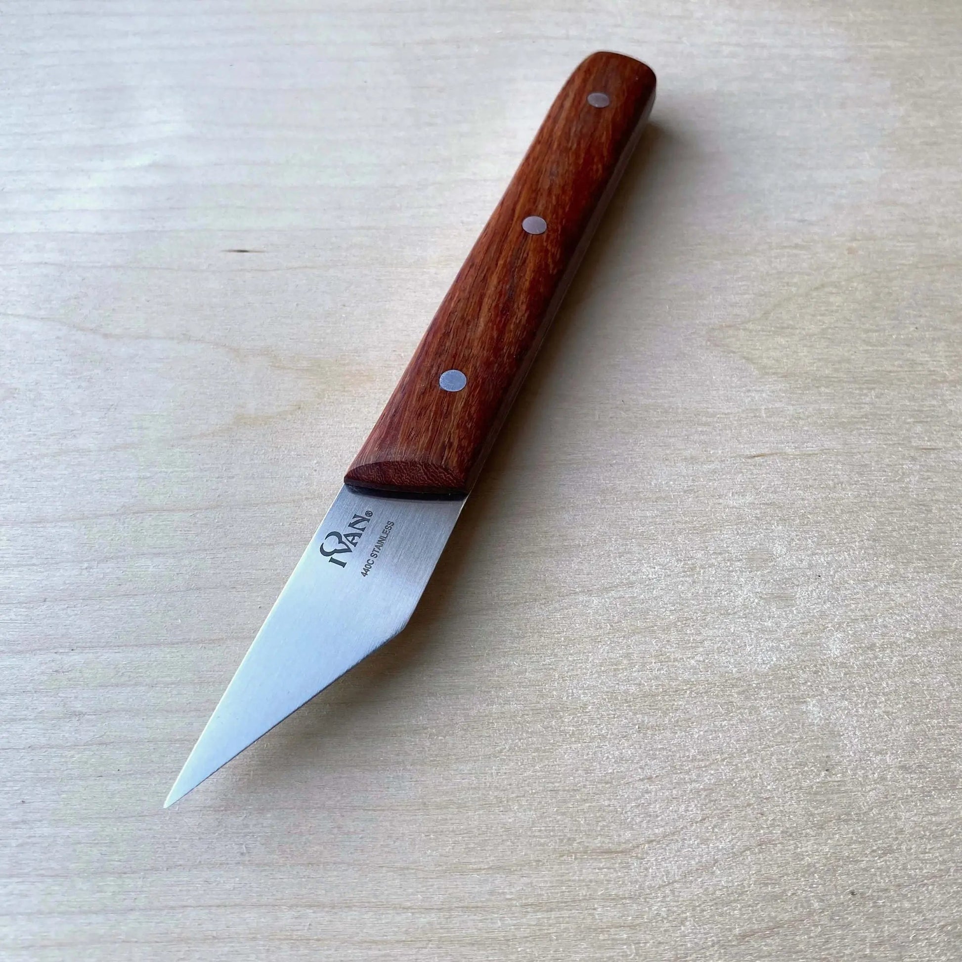 French Angled Leather Skiving Knife - British Leather Supplies