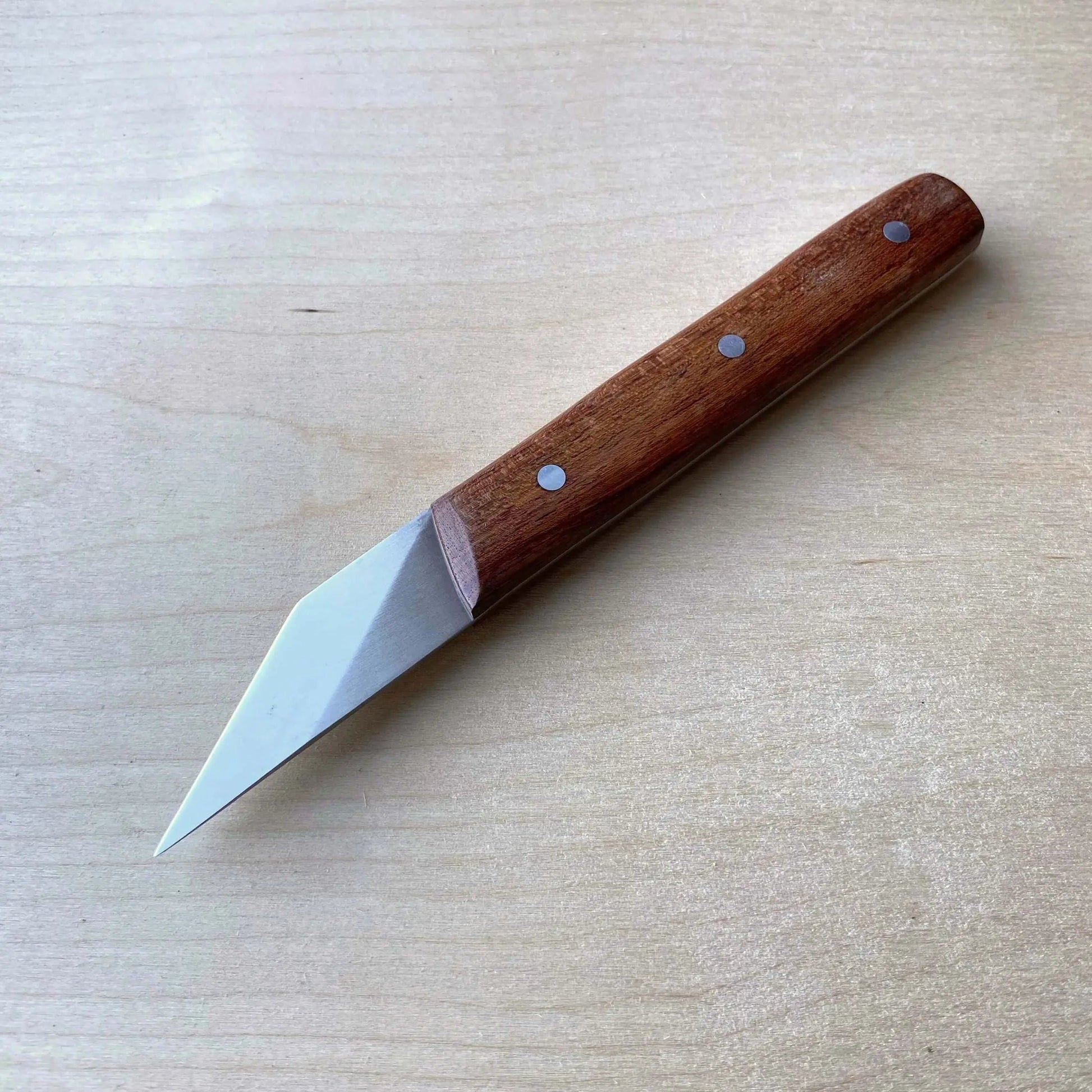 French Angled Leather Skiving Knife - British Leather Supplies
