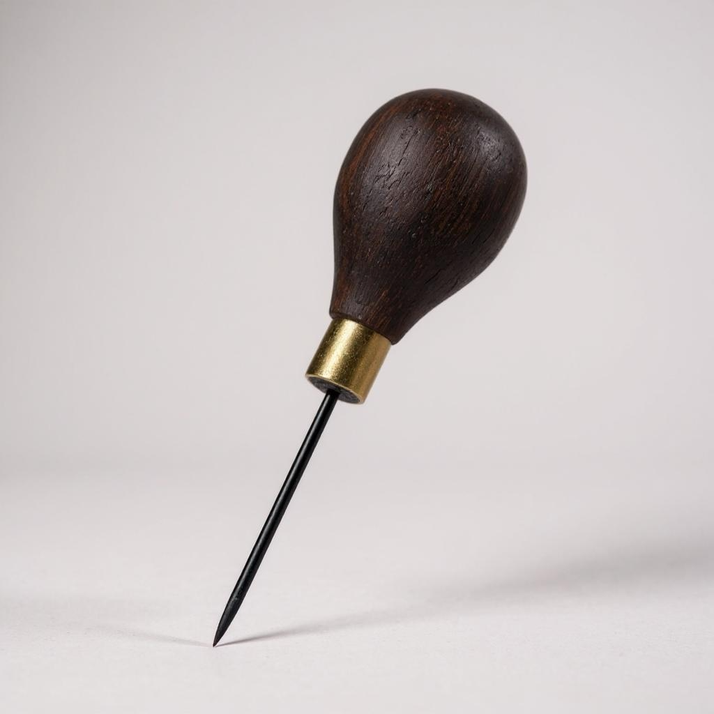 George Barnsley Clicker Scratch Awl - Walnut Handle