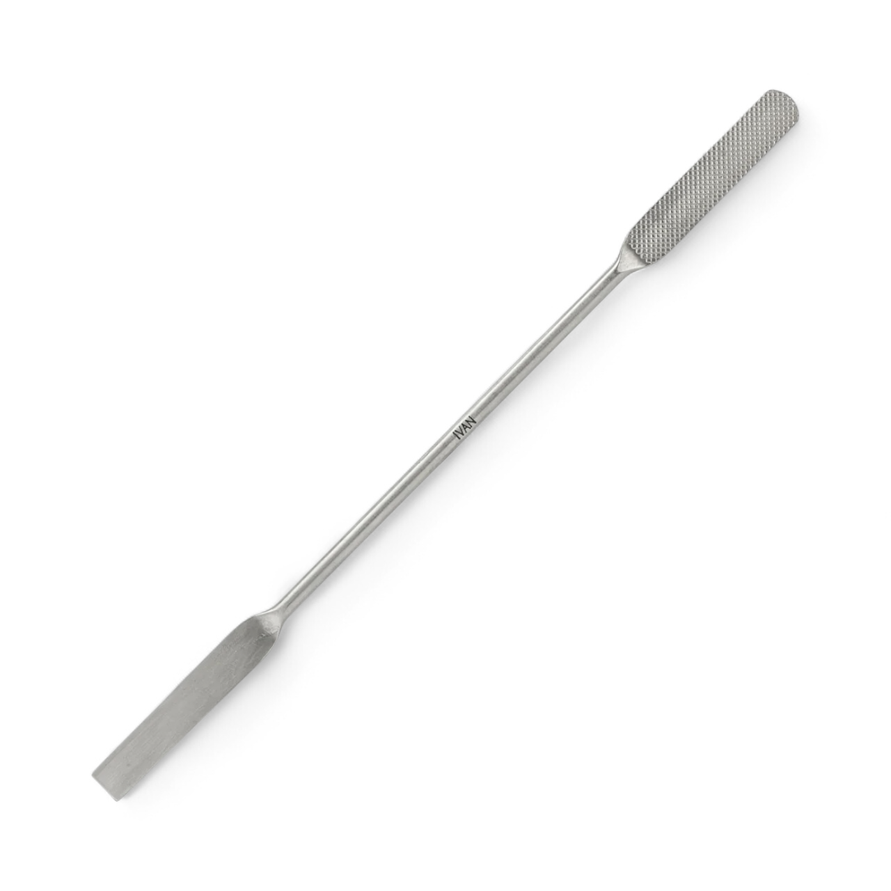 Stainless Steel Leather Edge Paddle for applying leather edge finishes and dressings.