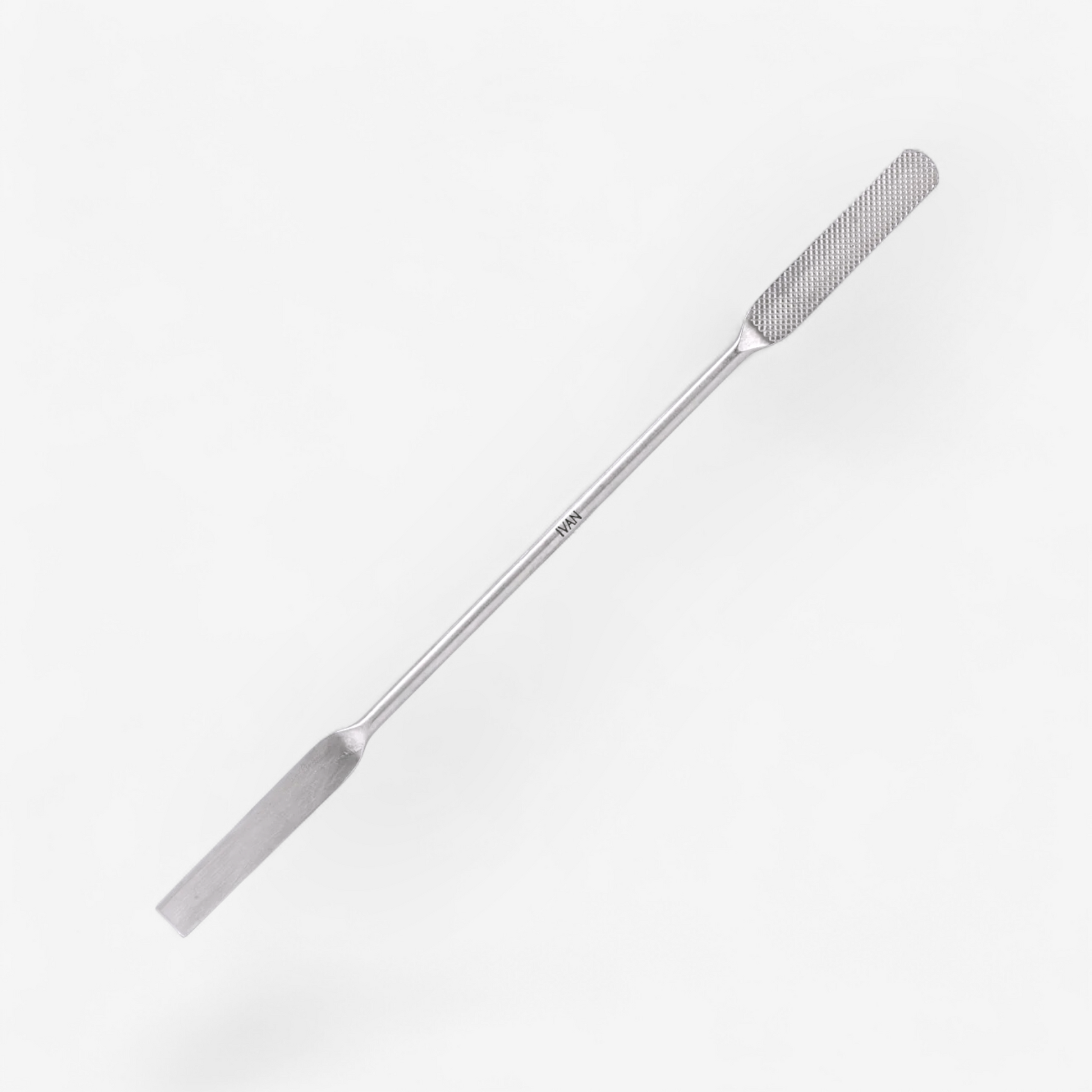 Stainless Steel Leather Edge Paddle for applying leather edge finishes and dressings.
