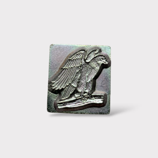 Leather Embossing Eagle on Branch Stamp