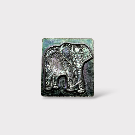 Leather Embossing Elephant Stamp