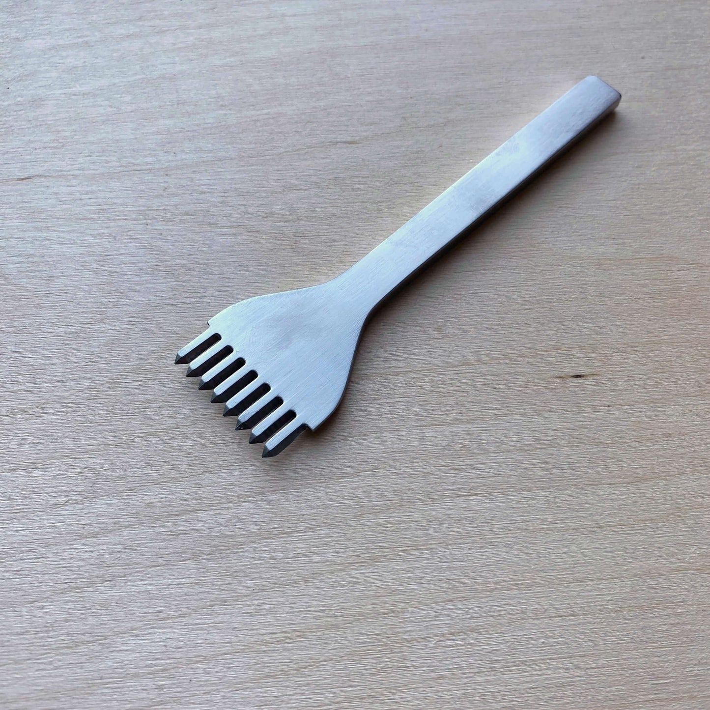 Stainless steel leather stitching punch by Ivan from British Leather Supplies