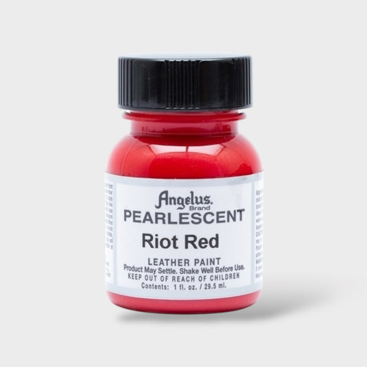 Angelus Pearlescent Acrylic Leather Paint - Riot Red