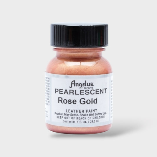 Angelus Pearlescent Acrylic Leather Paint - Rose Gold