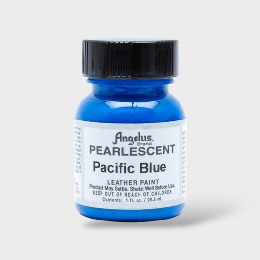 Angelus Pearlescent Acrylic Leather Paint - Pacific Blue