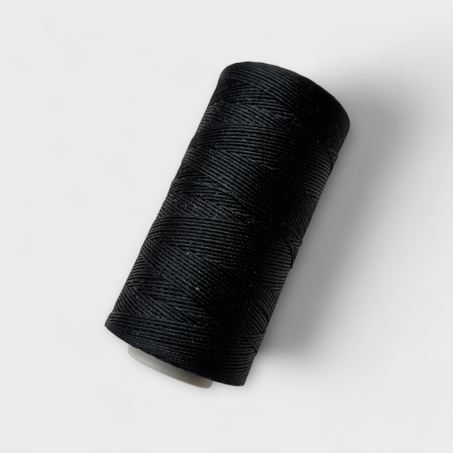 Large Spool of Waxed Thread for Leatherwork - Black, 246.8m (275 yards)