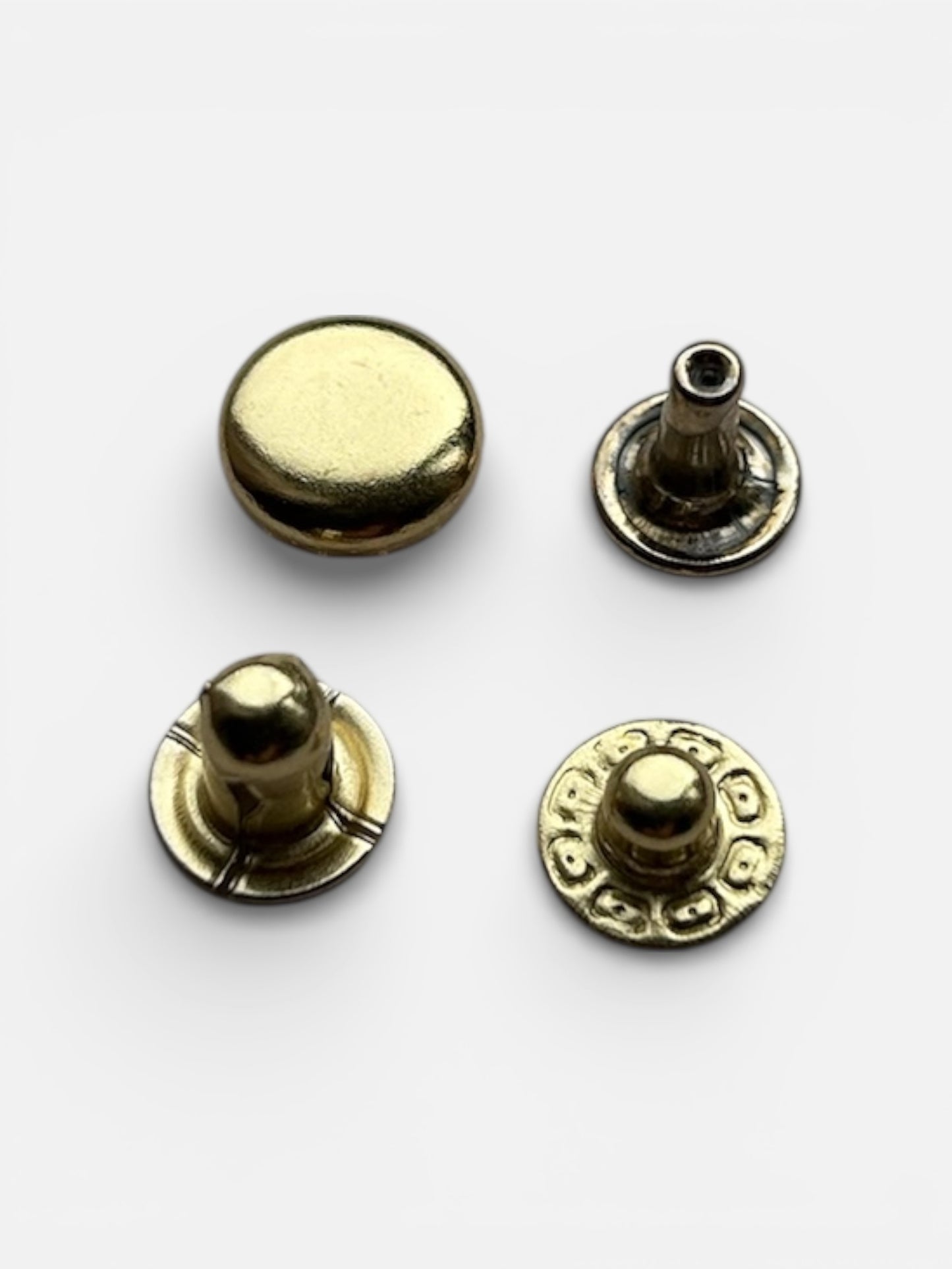 Press Studs - 10 mm, Gloss Black