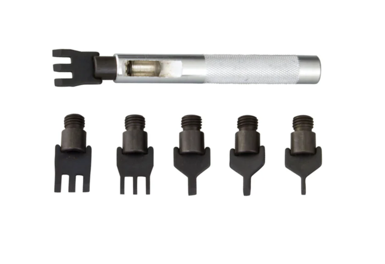 Leather Thonging Chisel Punch 7 Piece Set