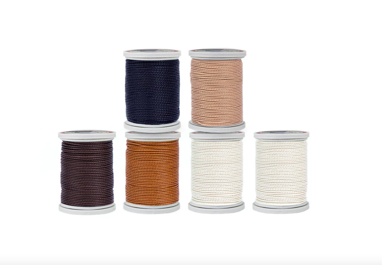 Cotton Linen Thread for Hand Stitching Leather - Dark Brown, 0.85mm