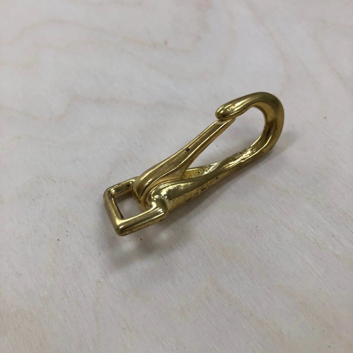 Solid Brass Clip Hook - British Leather Supplies