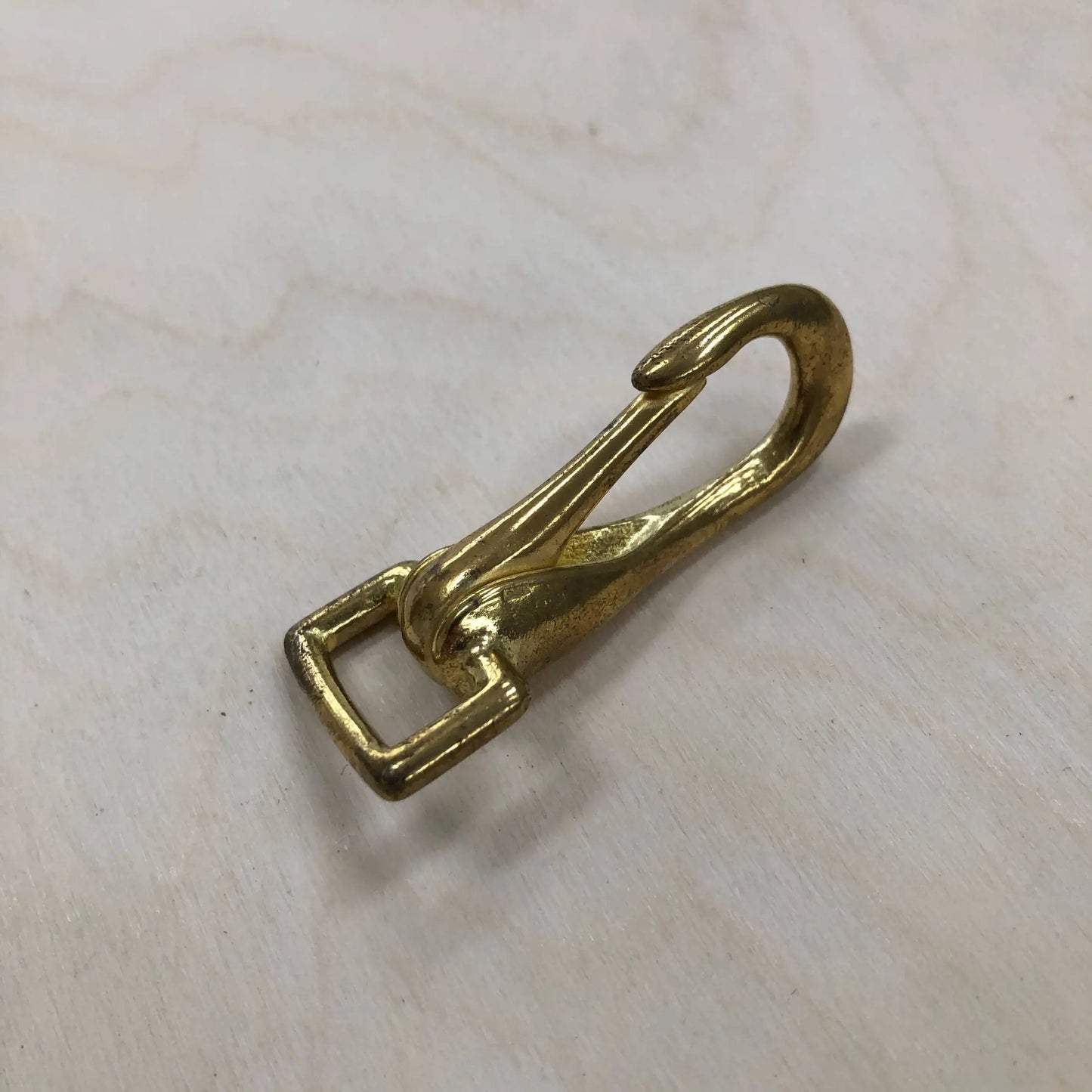 Solid Brass Clip Hook - British Leather Supplies