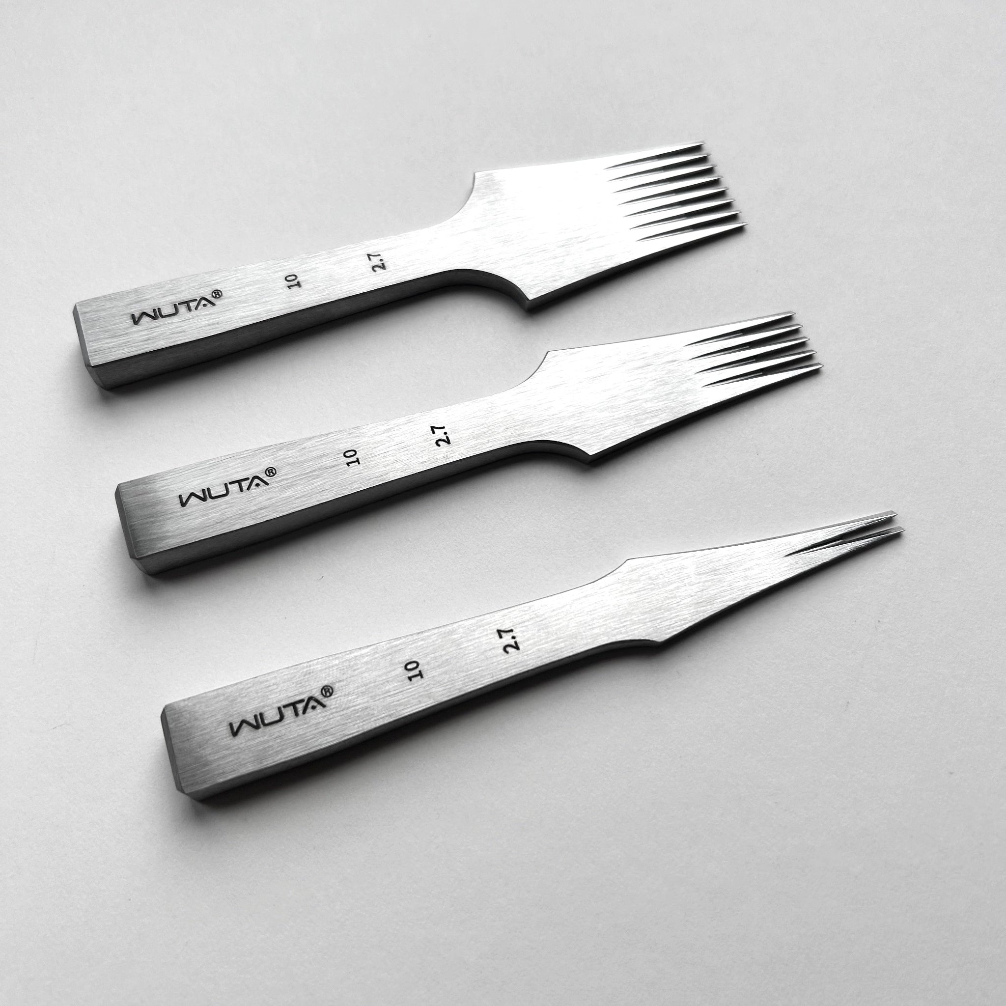 Leather Hand Tool Set, 3-Piece Hole Punch Set With Chisel For DIY Lacing Chisel Leather Crafts (5 Mm