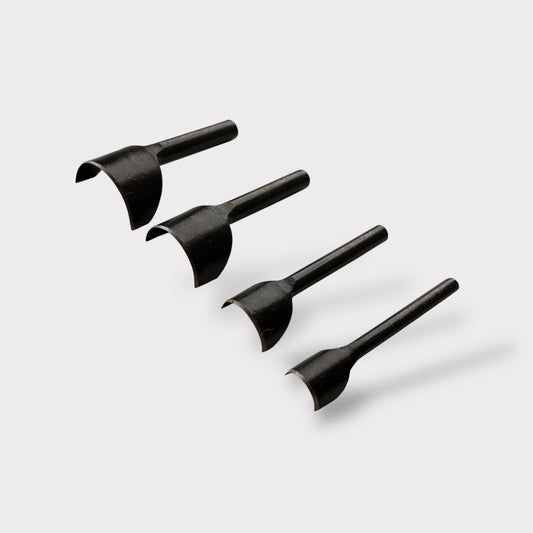 WUTA Round Belt End Punch Leather Tools 5 Piece Set