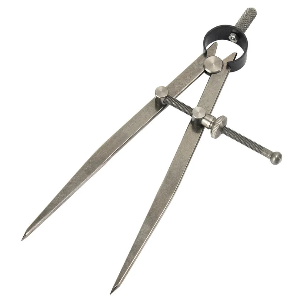 Metal wing divider tool on a white background