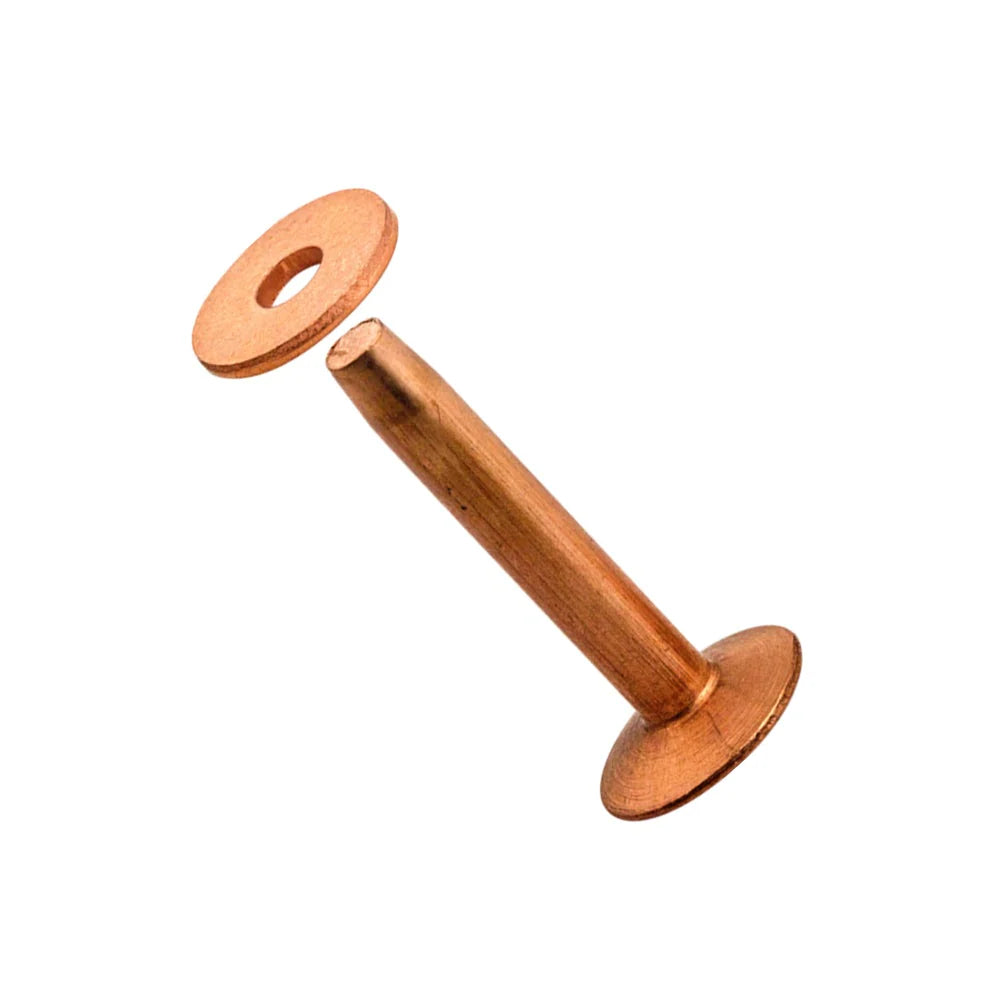 Copper Rivets and Burrs - Heavy Weight