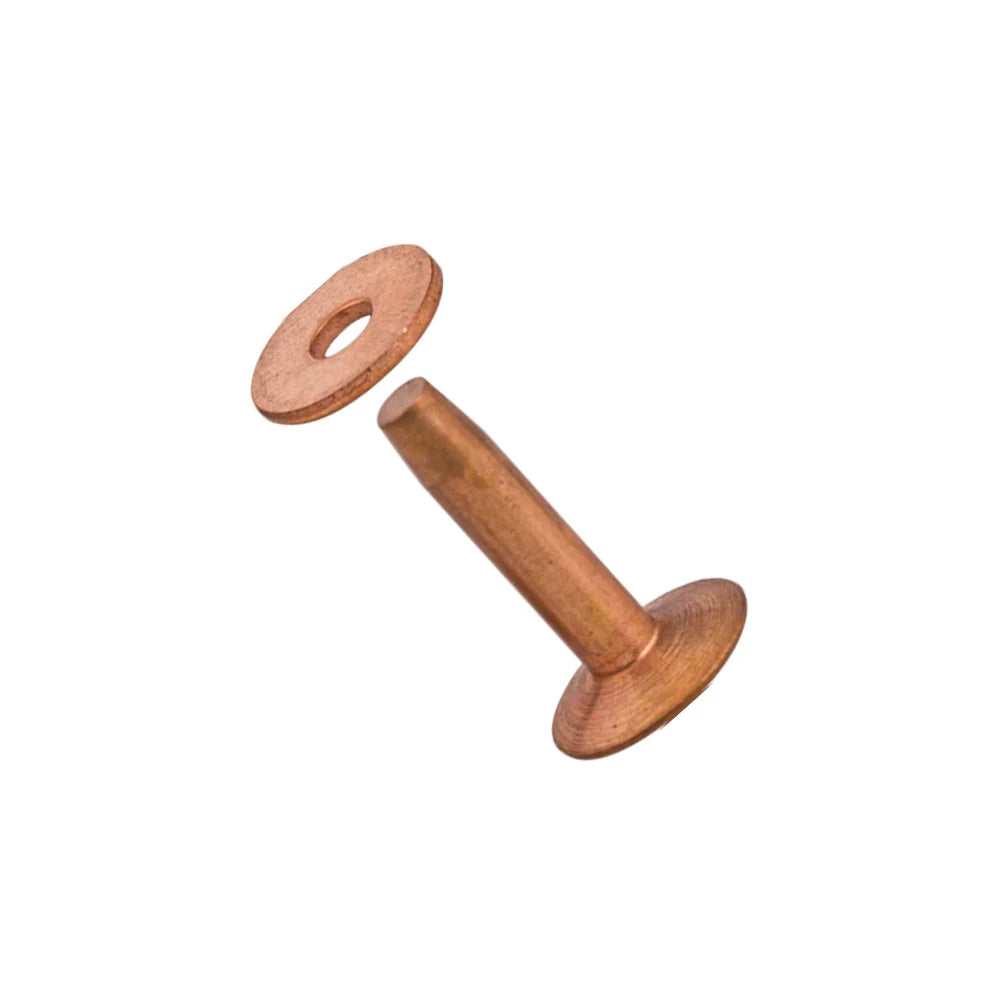 Copper Rivets and Burrs - Heavy Weight