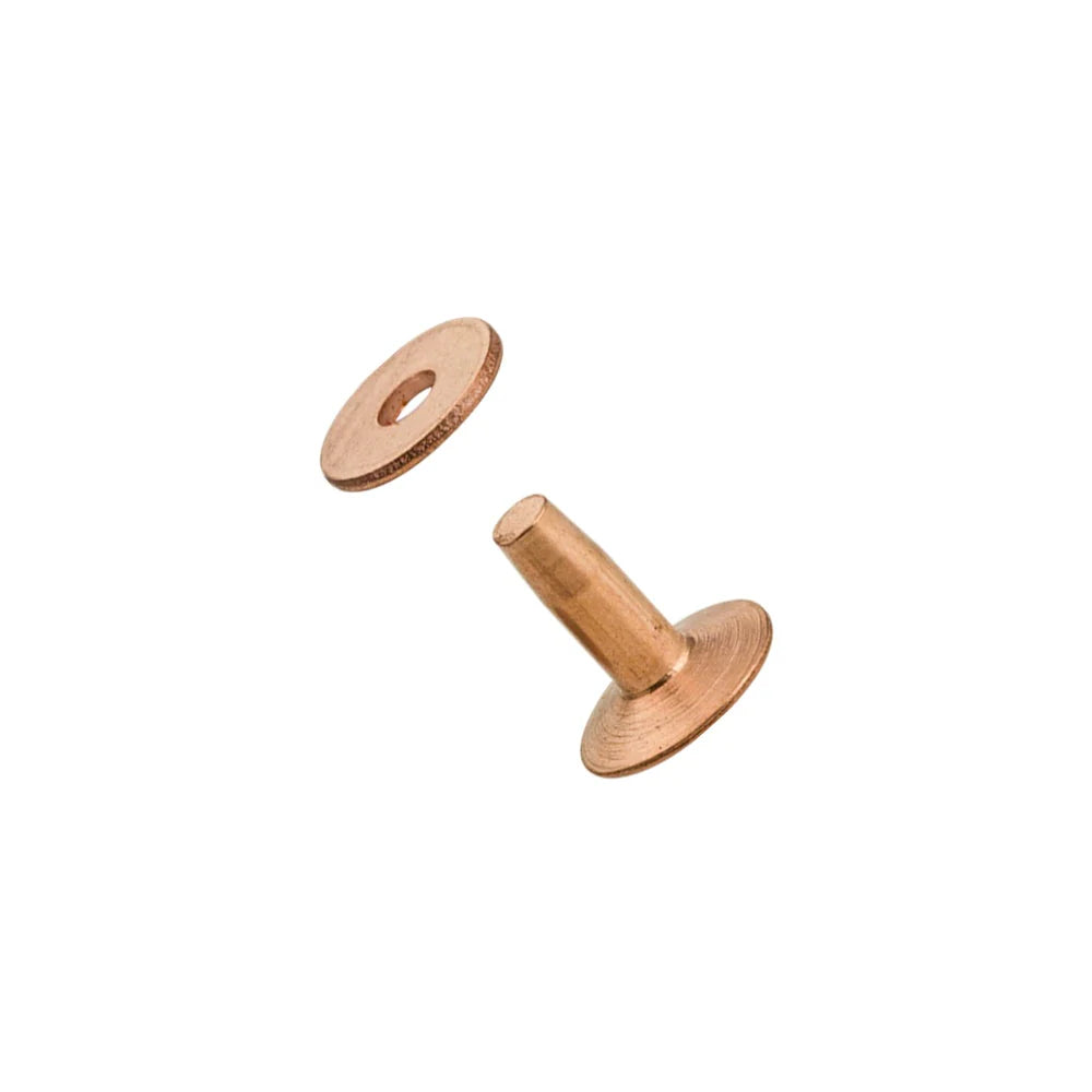 Copper Rivets and Burrs - Heavy Weight