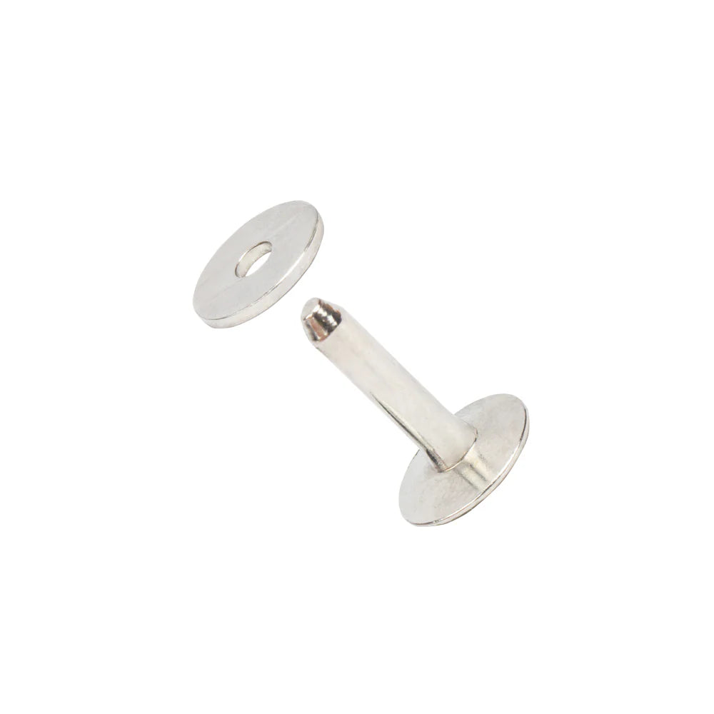 Silver Decorative Rivets and Burrs - Aluminium