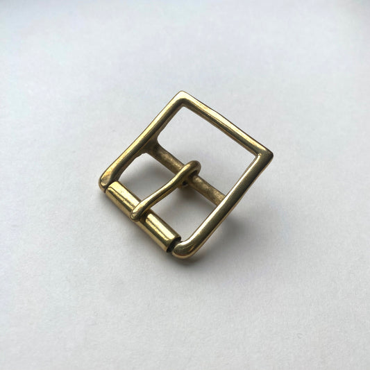 1 2 5 inch brass roller buckle uk 32 mm British Leather Supplies