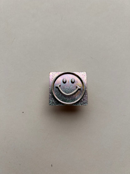 Leather Embossing Stamp Happy Face
