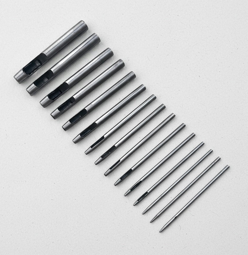 Economy Leather Hole Punch Set of 15