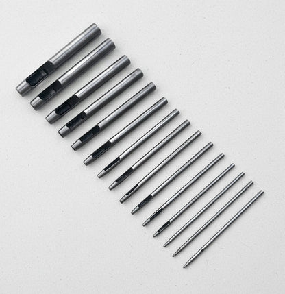 Economy Leather Hole Punch Set of 15
