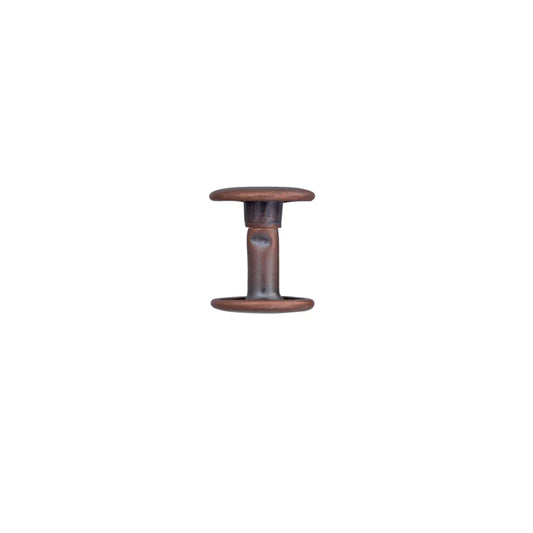 Antique Copper Wide Leather Rivets Double Capped - 13 mm Head