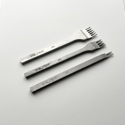 WUTA Leather Stitching Punch Set, Diamond Style Set of 3
