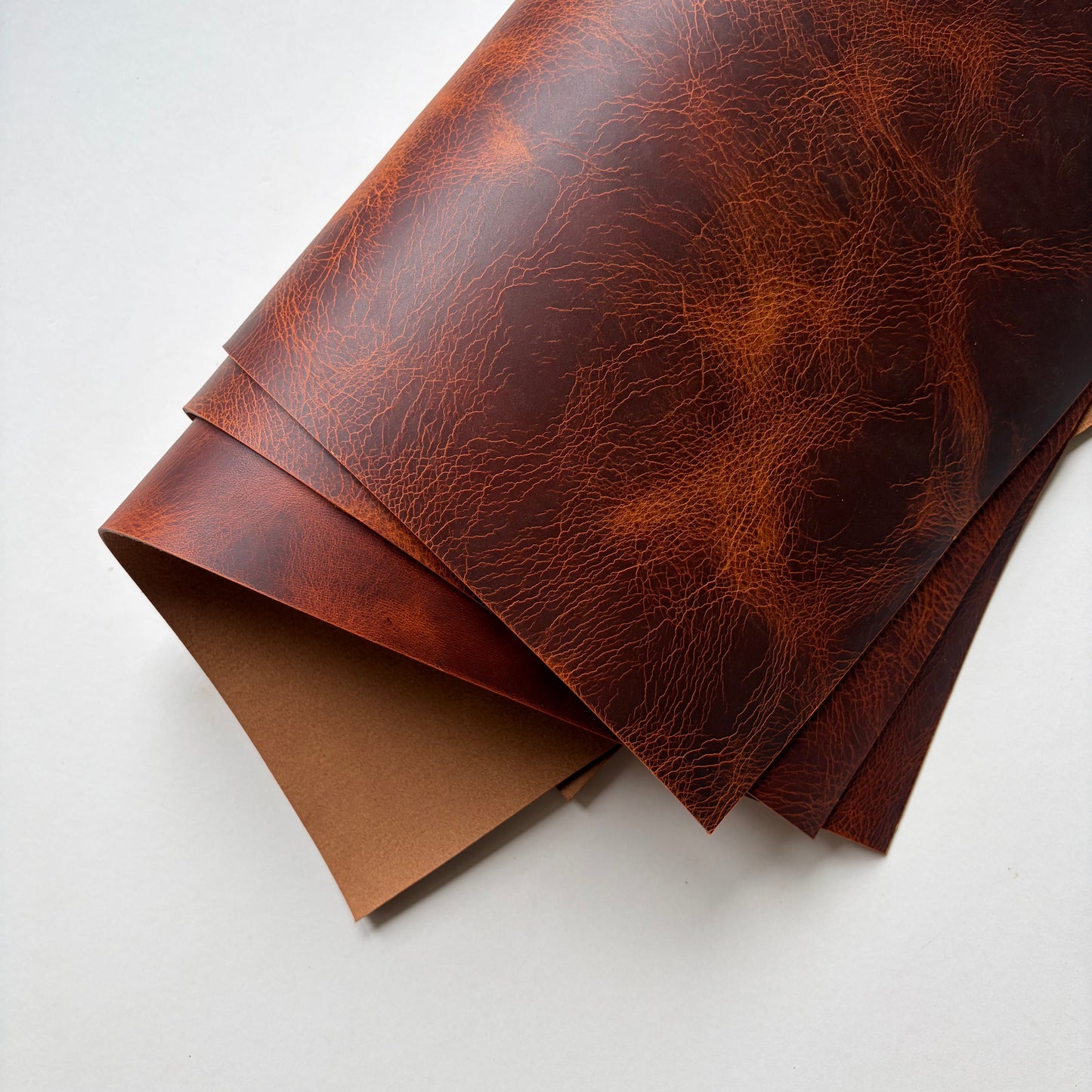 Badalassi Carlo Wax Vegetable Tanned Leather Panels – Olmo