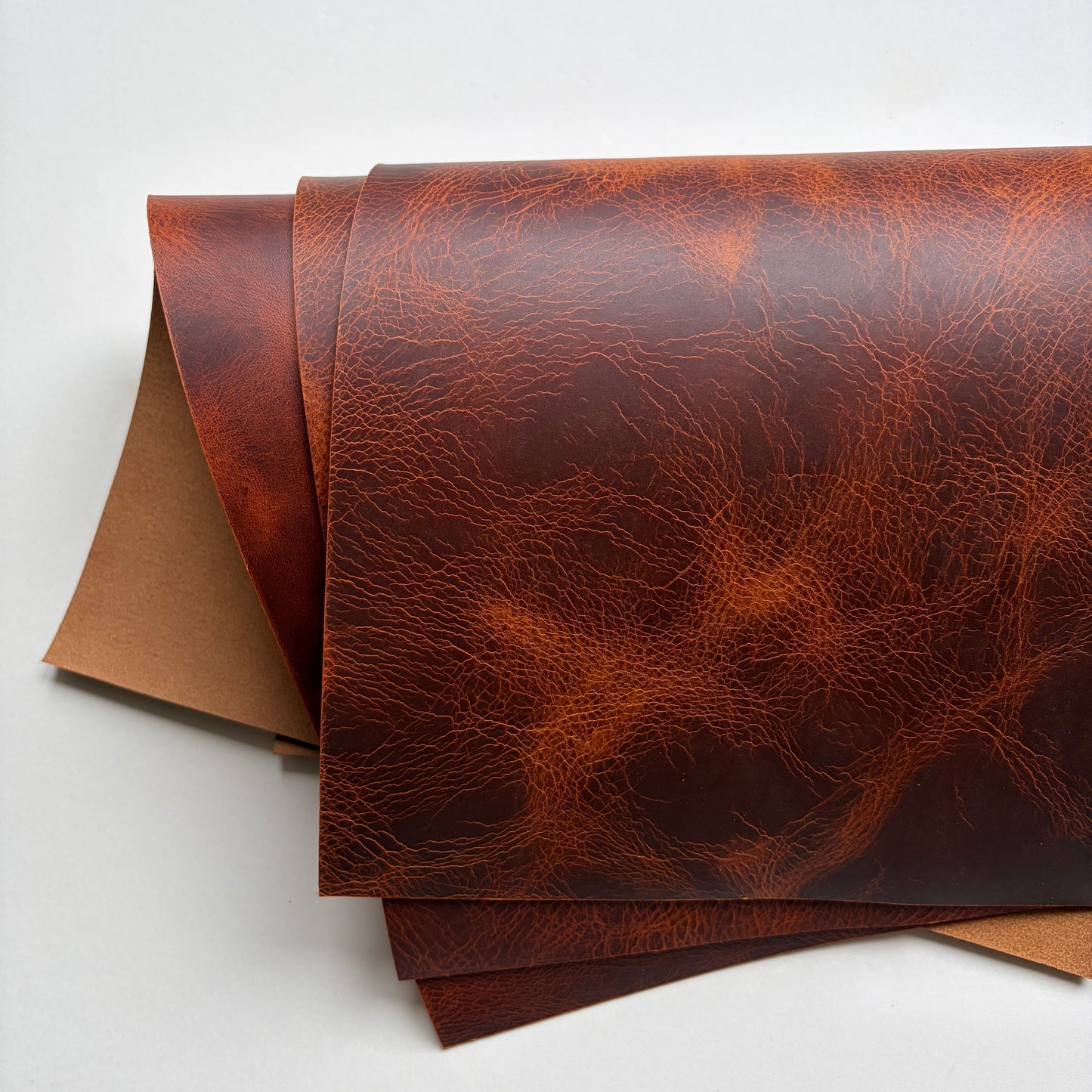 Badalassi Carlo Wax Vegetable Tanned Leather Panels – Olmo