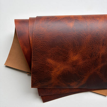 Badalassi Carlo Wax Vegetable Tanned Leather Panels – Olmo