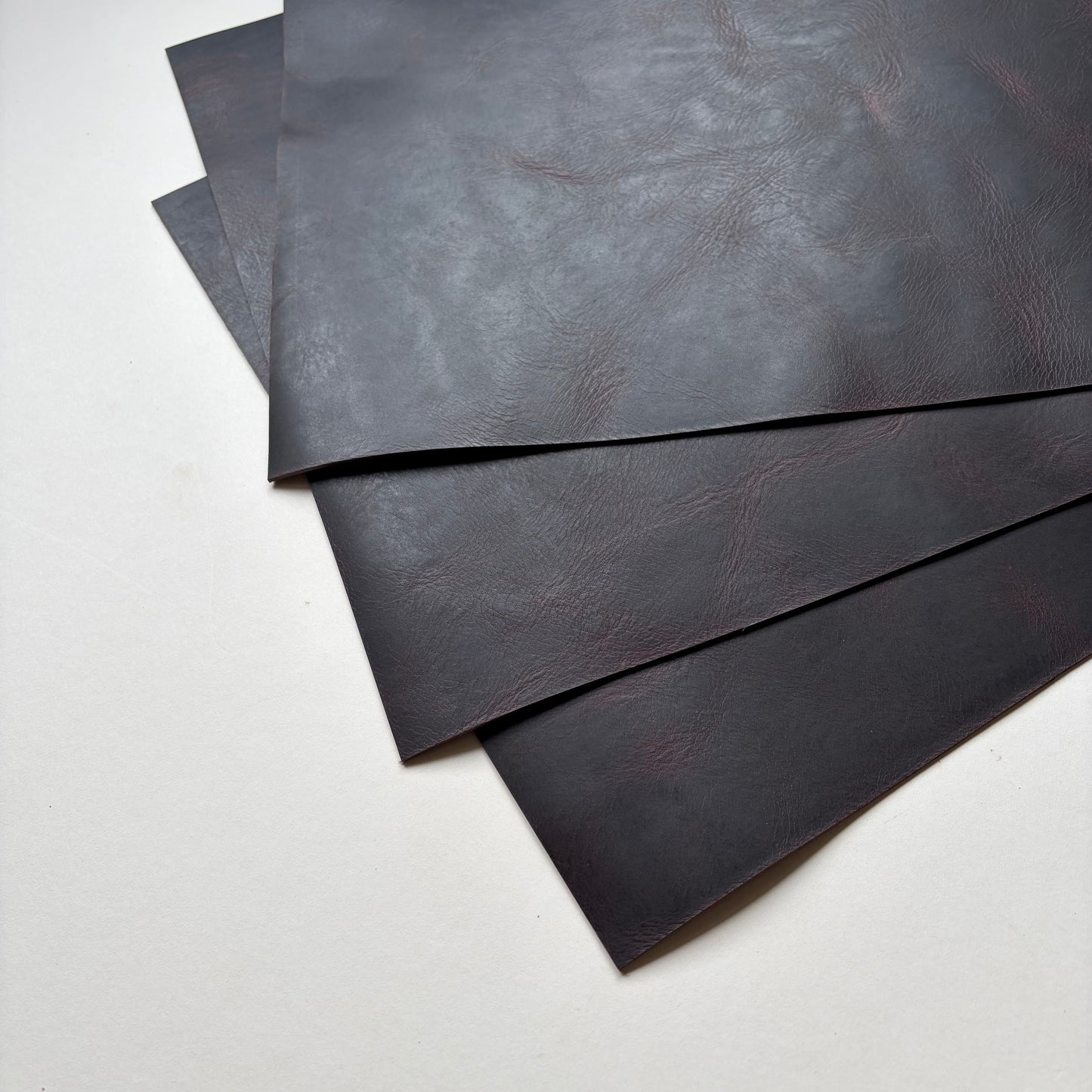 Badalassi Carlo Wax Vegetable Tanned Leather Panels – Tobacco