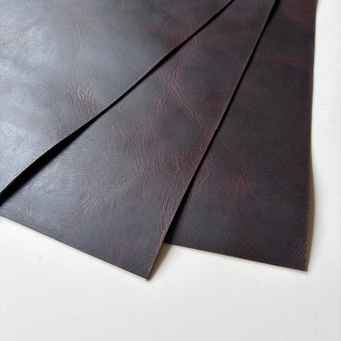 Badalassi Carlo Wax Vegetable Tanned Leather Panels – Tobacco